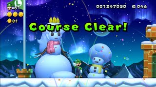 New Super Luigi U Deluxe Playthrough Part 4 (Frosted Glacier!)