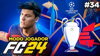 A MINHA ESTREIA NA CHAMPIONS PELO BARCELONA!!! MC JOGADOR EAFC 24