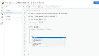 Google Apps Script course(15) : switch case