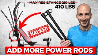 Add Power Rods to a Bowflex PR1000 with this Hack! #bowflex #bowflexPR1000