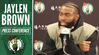 Jaylen Brown Jokes about Tatum injury: "He Was Gonna Play" | Celtics vs Mavericks