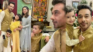 Faysal qureshi enjoy eid with family ||farman qureshi || celebrities on eid