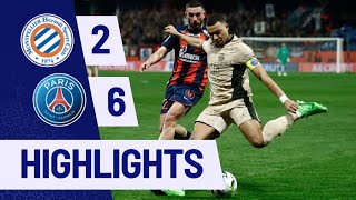 MONTPELLIER HÉRAULT SC VS PARIS SAINT-GERMAIN 2-6 | Match Highlights & All Goals - Ligue 1 - 2023/24