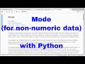 Python - Mode
