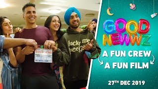 #BehindTheGoodNewwz | Fun Crew = Fun Film | Akshay, Kareena, Diljit, Kiara, Raj | Good Newwz | 27Dec