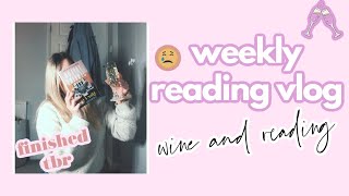 Weekly reading vlog , book unboxing and wine and reading. Finished tbr!