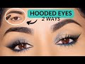 Why These 2 Techniques on HOODED eyes is better than winged Eyeliner!