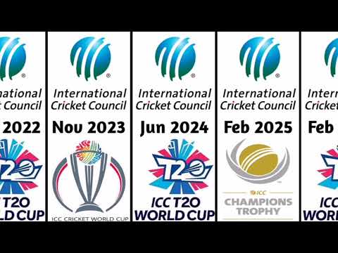 Upcoming ICC Events & Tournaments Schedule, Fixtures 2023 To 2031 | ICC ...