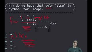 Why do python `for` loops have an `else` block?