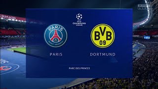 FIFA 20|PSG   vs.  Borussia Dortmund UCL Round of 16 2nd leg