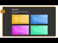 #3 Responsive Our Services Section Using HTML and CSS | Crown Coder
