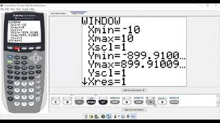TI-83/84: finding local maxima/minima