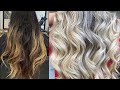 Black to Blonde | Airtouch Foilayage | X Beauty