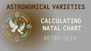 Calculating natal chart and getting detailed report from the astroseek website
