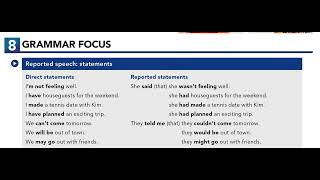 U16.8 GRAMMAR FOCUS