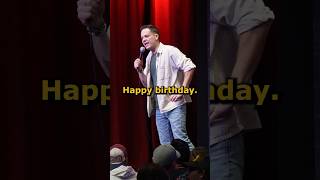 Birthday tiara #standup #comedy #funny #jokes #crowdwork #standupcomedy #comedian #birthday #shorts