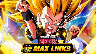 HE IS BROKEN!@!!!!!!@@@!!@! LEVEL 10 LINKS CARNIVAL LR SSJ3 GOTENKS! (DBZ: Dokkan Battle)