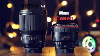 SIGMA Art 85 vs CANON 85 F1.2L - Song Sát Đại Chiến - Vlog 45 - Nhiếp Ảnh Cùng LOUIS