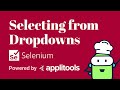 How to select items from a dropdown menu using Selenium for Java - Test Automation Cookbook
