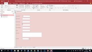Create Forms in Microsoft Access or Ms Access