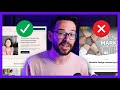GOOD Vs BAD Design Portfolios (With Examples)