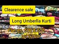 🎊Clearence sale🎊  👗Long Umberlla Tops 👗😍Flat Rs. 500 & 600 👗