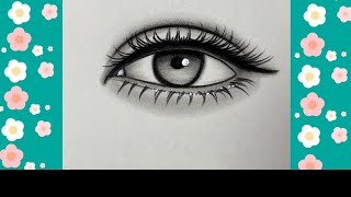 eye drawing ll beautiful eyes drwing llEasy way to draw a realistic eye for Beginners step by step