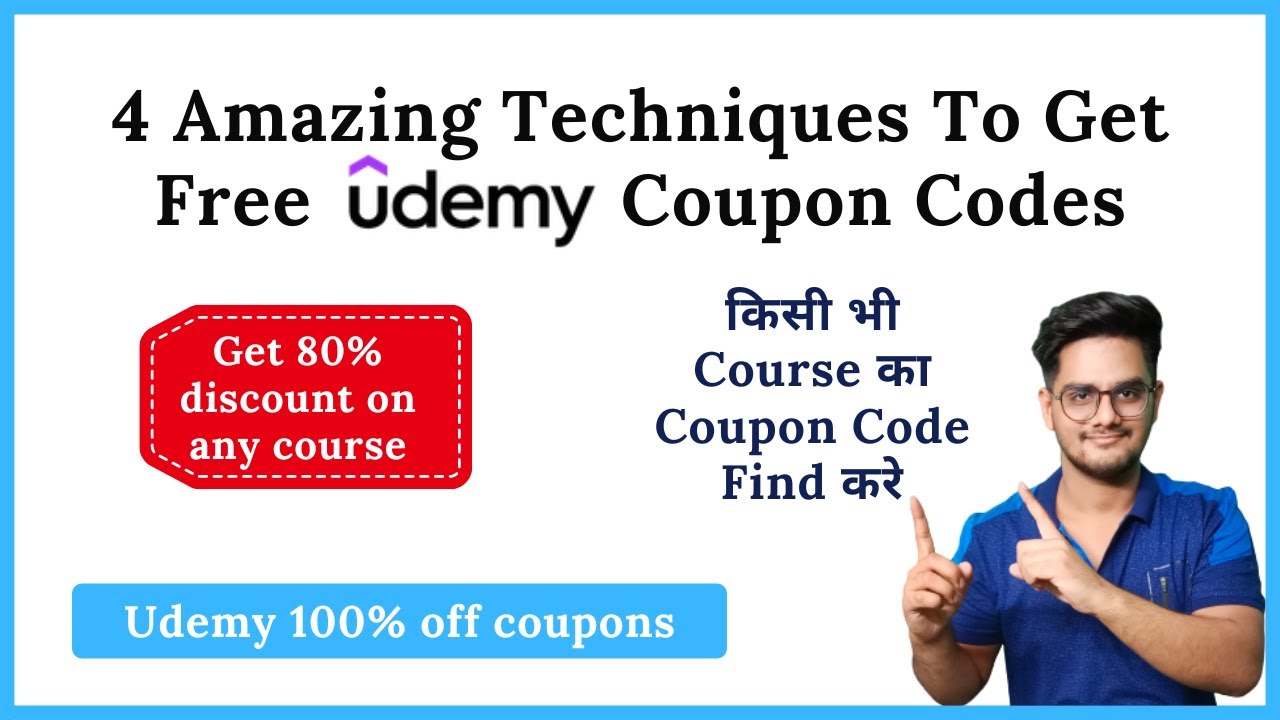 4 Amazing Techniques To Get Free Udemy Coupon Codes | Udemy 100 Off ...