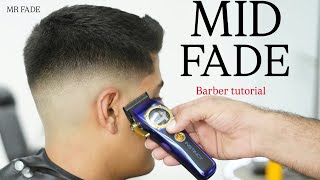How to Cut a Perfect Mid Fade | Sharp, Clean & Stylish Look