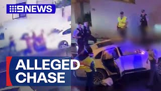 Minors arrested after alleged stolen car chase | 9 News Australia