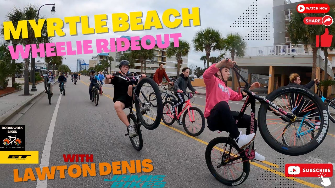 Myrtle Beach RideOut With Lawton Denis And Boardwalk Bikes!!! - YouTube