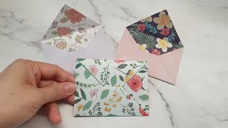 Envelopes | Hand folded beautiful envelopes | diy envelopes | origami |