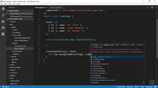 Ionic tutorials 2 21 Navigation Parameters