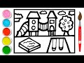 Play land  || kids drawing ,painting and coloring || kids magic art