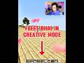 When Gamers Use Creative Mode In Minecraft | Gamerfleet | #shorts #minecraft