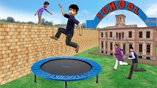 स्कूली छात्र फरार School Students Escape Comedy Video Hindi Kahani Moral Stories Funny Comedy Video