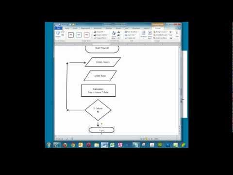 Creating a Simple Flowchart in Microsoft Word. Creating a Simple Flowchart in Microsoft Word.