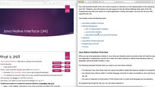 Java Native Interface (JNI) in depth -- Part 54: Oracle's Documentation (Chapter 1)