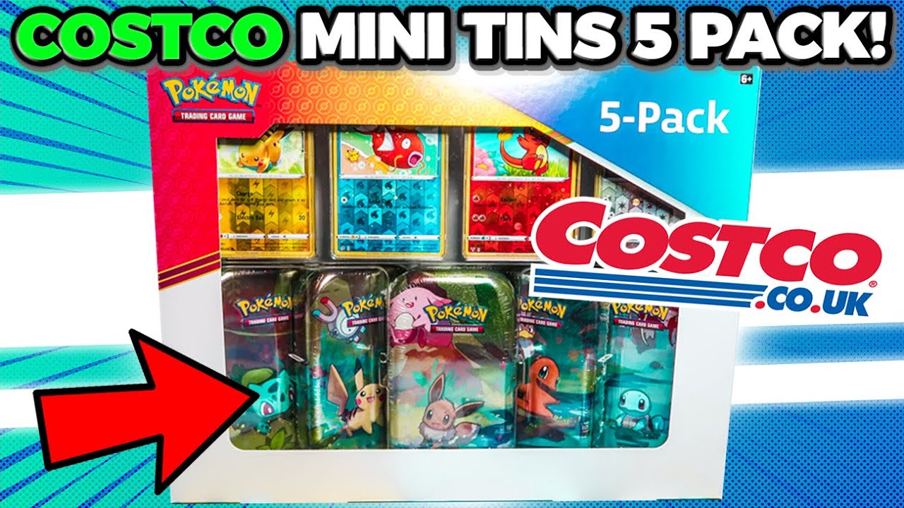 Opening Costco Pokemon Mini Tins 5 Pack! - YouTube