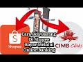 cara beli barang di shopee bayar menggunakan online banking cimb clicks