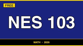 NES 103 Math Study Guide | Elementary Education Subtest II | Exam Prep 2026