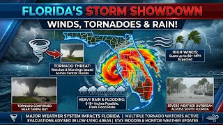 Florida's Storm Showdown: Winds, Tornadoes & Rain!
