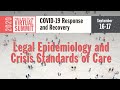 Legal Epidemiology and Crisis Standards of Care | 2020 Virtual Summit