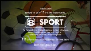 Rete8 Sport sul tasto 11 del tuo telecomando