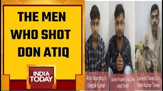 Atiq Ahmed Shot Dead:1st Images Of Atiq Killers In Custody, All 3 To Be Produced In Court Soon