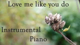 Ellie Goulding - Love Me Like You Do (Karaoke Lyrics PianoCover)