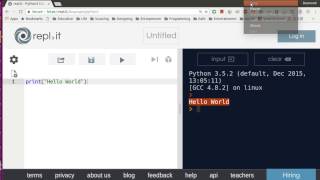 One Minute Python 001 - Hello World in Python (No Installation Required)
