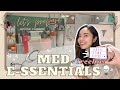 MED E-ssentials: Must-haves for online classes + HAUL | w/ FREEBIE ♡