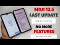 Miui 12.5 Last Update For Redmi Note 7/7S/7PRO | Miui 12.5 Stable Beta Testing Start ⚡⚡