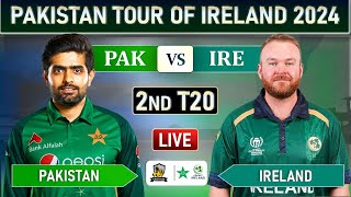 PAKISTAN vs IRELAND 2nd T20 MATCH LIVE COMMENTARY | PAK vs IRE LIVE